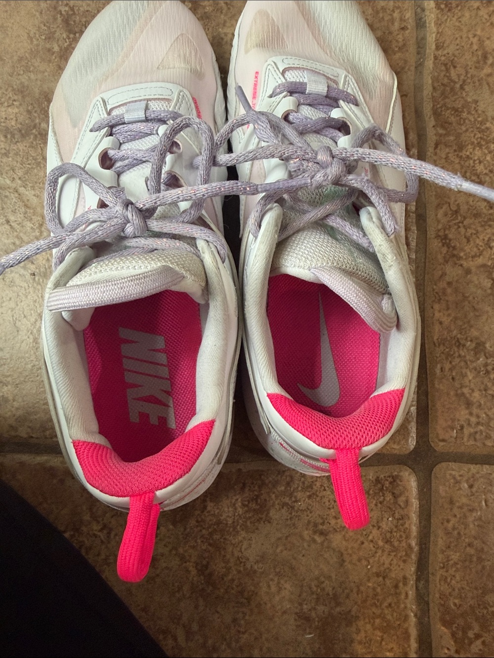 Nike AIRZOOM HyperAce 3 SE Women's White Athletic Sneakers with Pink Accents - Picture 10 of 10